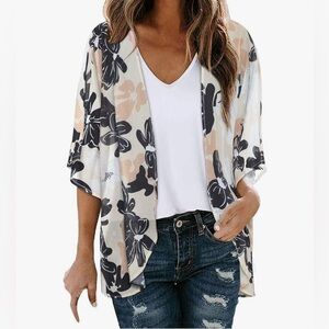 Chunoy Floral Kimono Cardigan